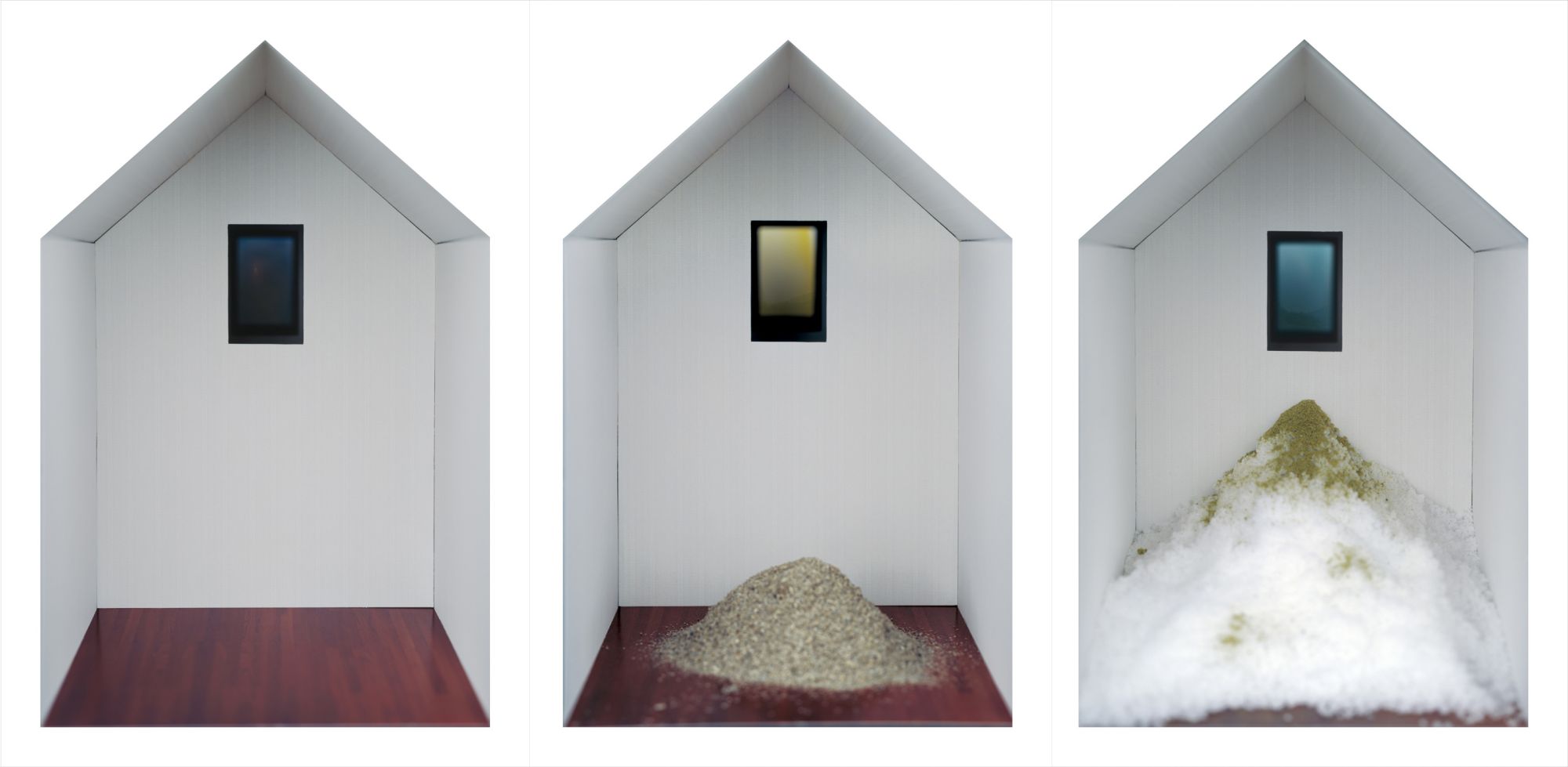 home at night, at dawn, and in the morning_Digital Inkjet_100x145cm each_2009