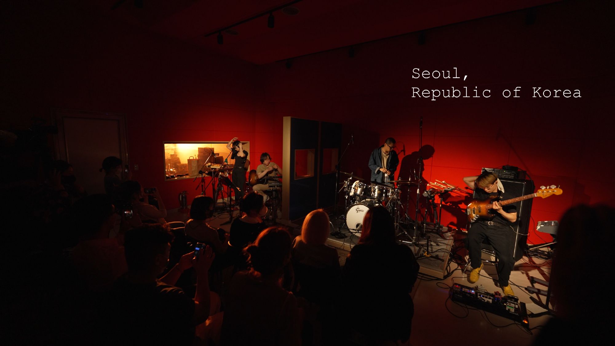 <Recording room concert>, 18‘23’‘, live concert, sba media contents center, seoul, 2022